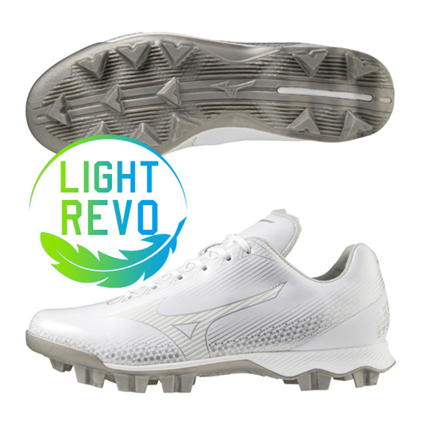 미즈노 야구화 포인트 인조잔디화 222101 흰 77,400원