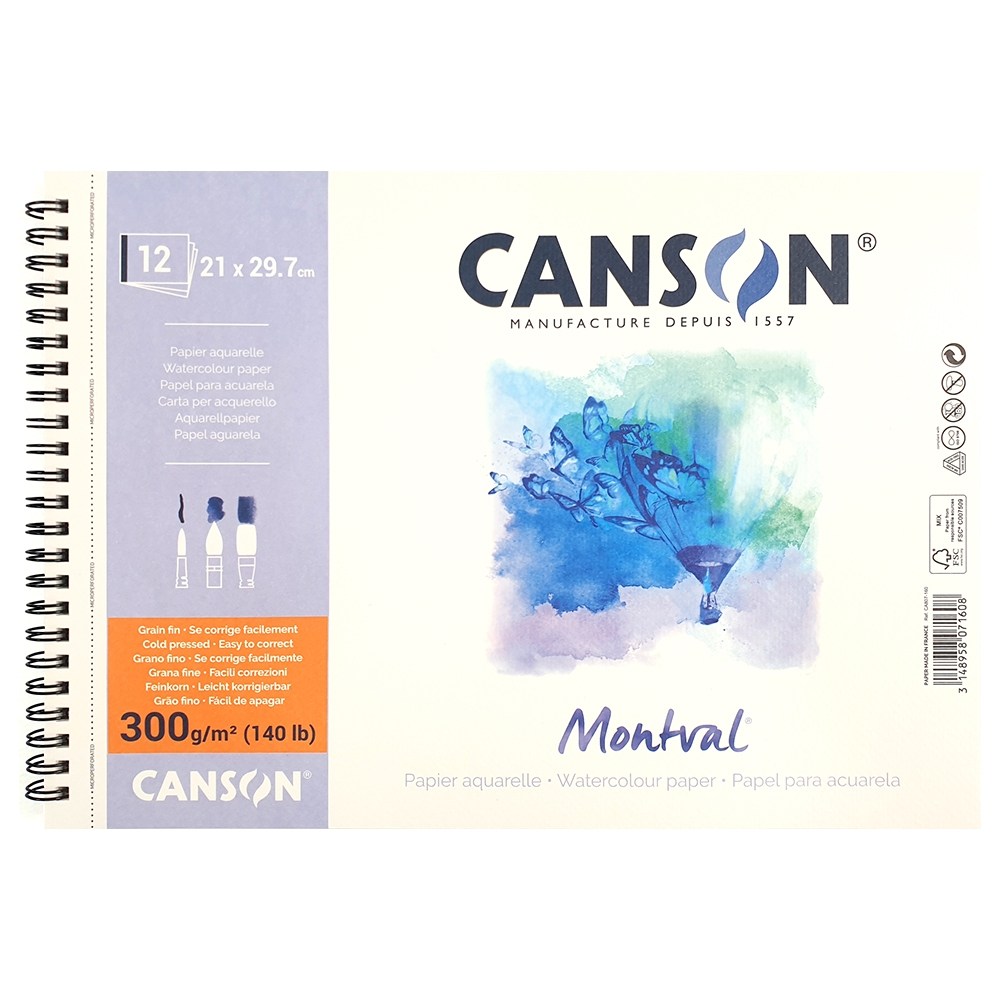 캔손 몽발 스프링 제본 전문가용 스케치북 11,800원