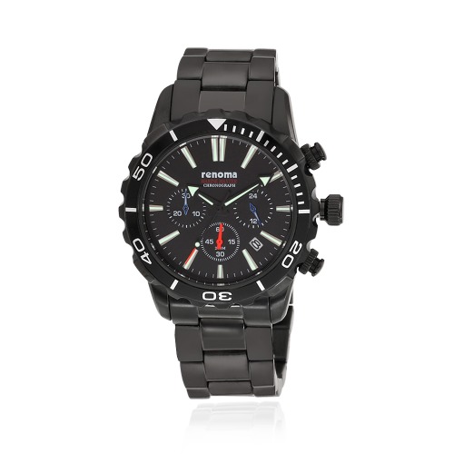 renoma 레노마 200M 방수 마린마스터 올블랙 남성 다이버시계 RE555BB 119,100원