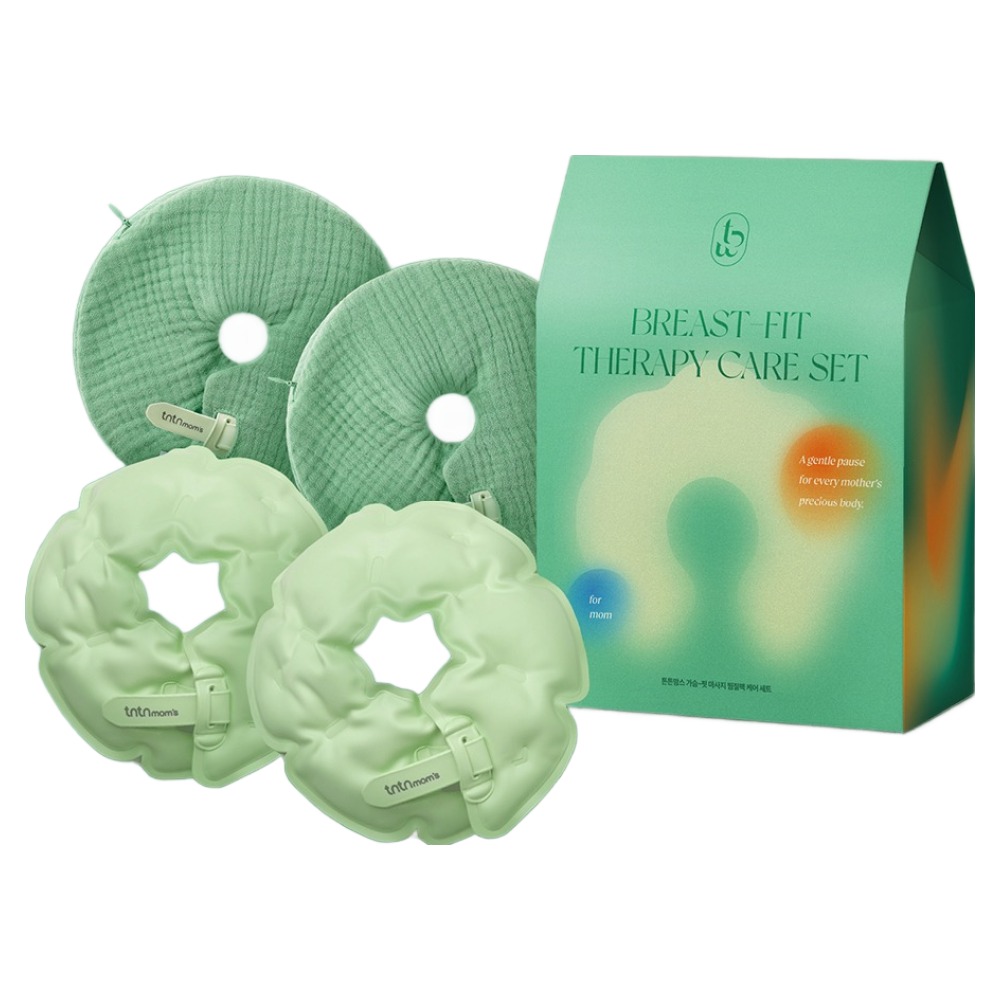 튼튼맘스 가슴핏 마사지 냉온 찜질팩 케어 세트, 1세트, 찜질팩 플러스 2p + 커버 2p 29,500원
