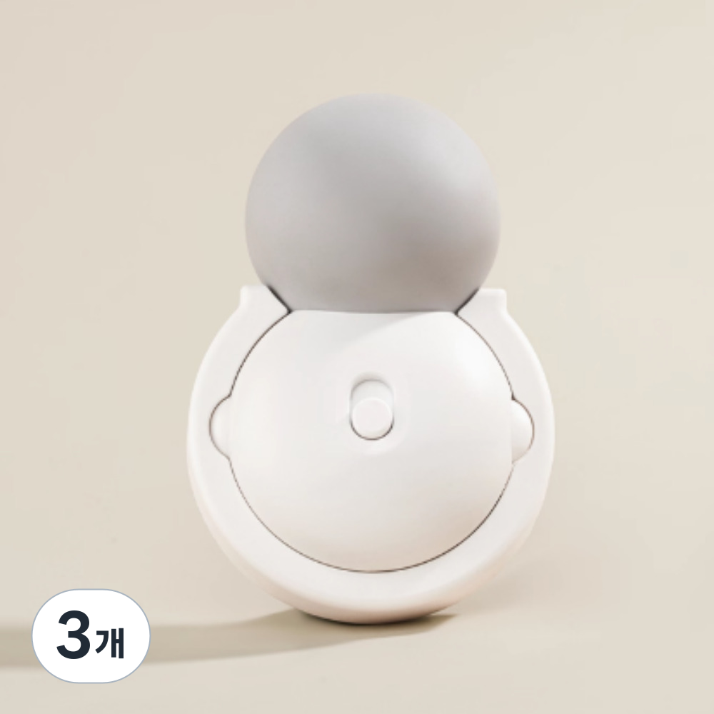 만다린망고 회전 도어스토퍼 원형 손끼임방지 문닫힘방지 방문 도어쿠션, 화이트, 3개 37,300원