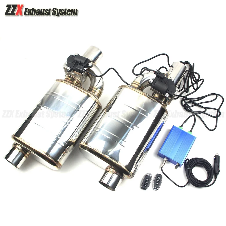 자동차 액세서리 304 스테인레스 스틸 배기관 스포츠 머플러 전기 제어 밸브 용접 직경 63mm e92 330,100원