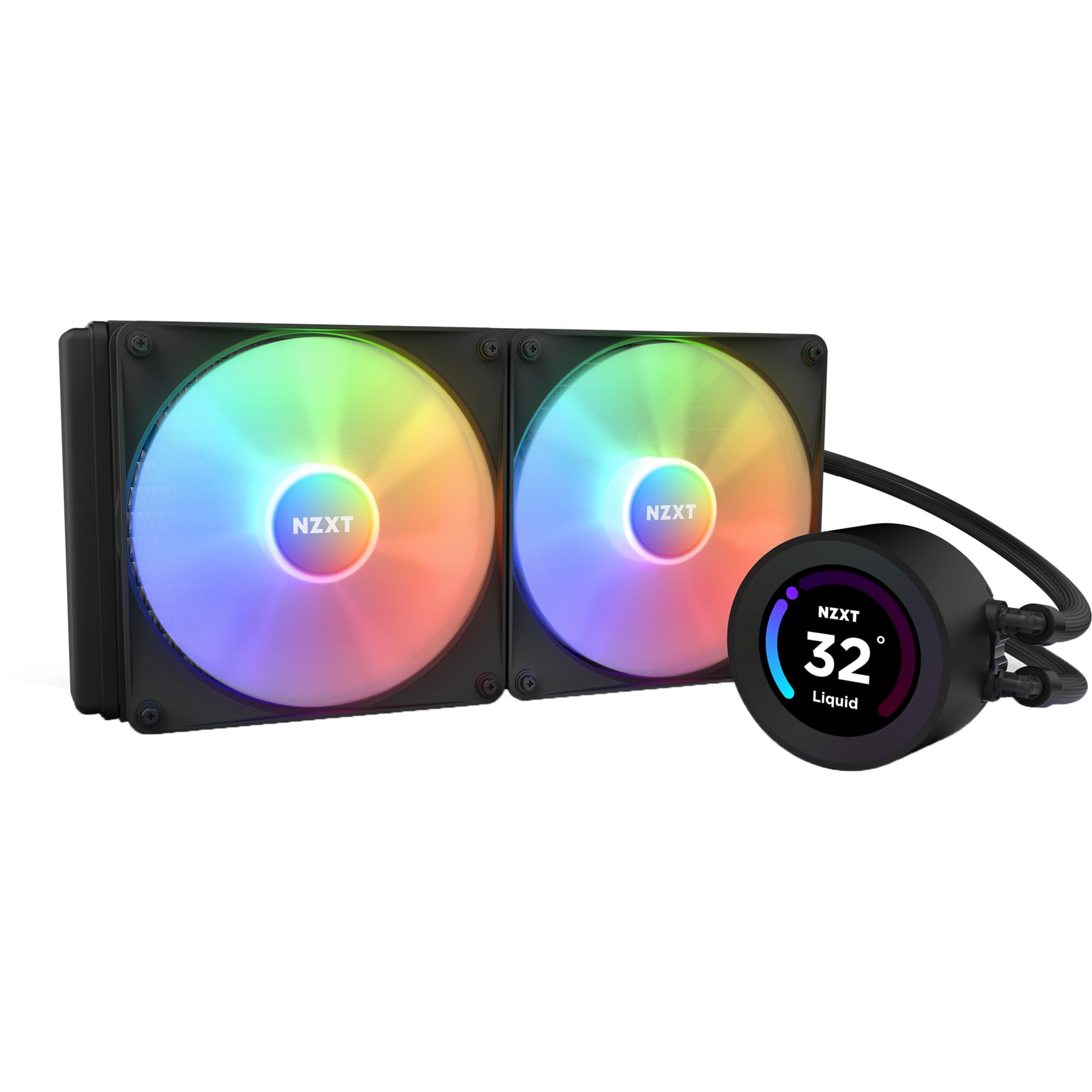 워터 쿨러 NZXT Kraken 280 RGB 280mm Elite 블랙 - 컨트롤러 디스플레이, 및 포함, 290,600원