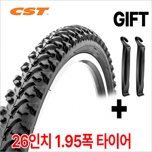 [CST] 26x1.95 스포츠 와이어 타이어 (C1040N) - 타이어레버 증정 16,900원