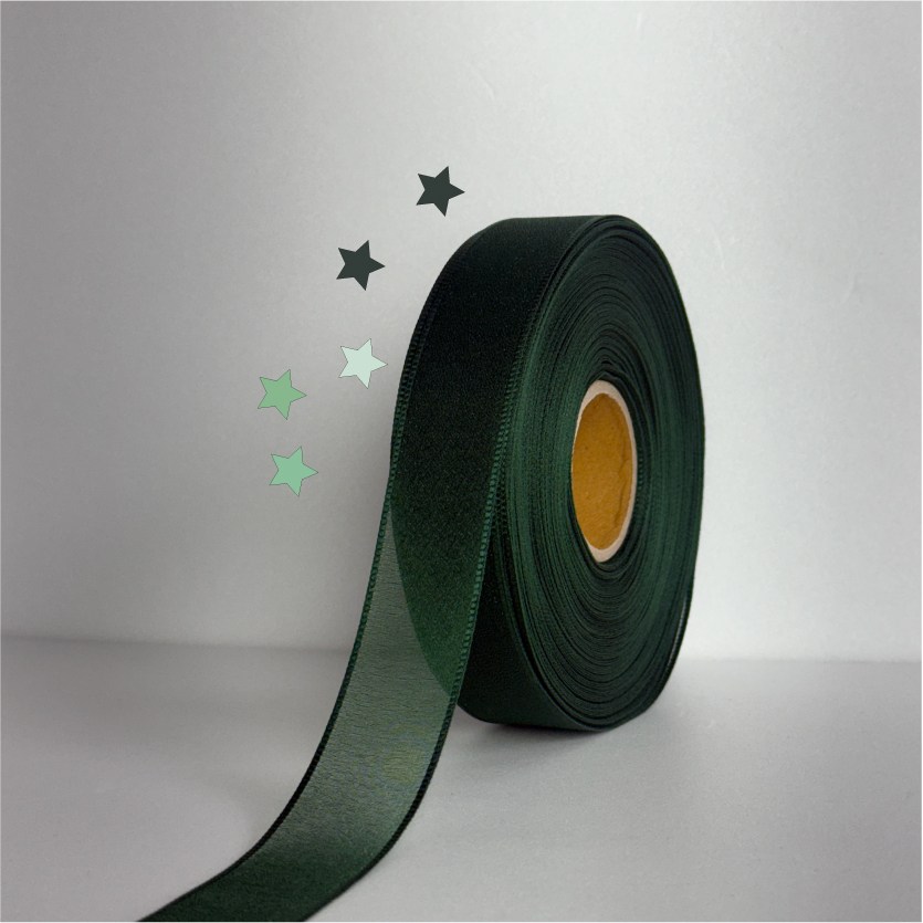 리본공간 펄 오간디 리본 22m, 22. 딥그린 6,800원