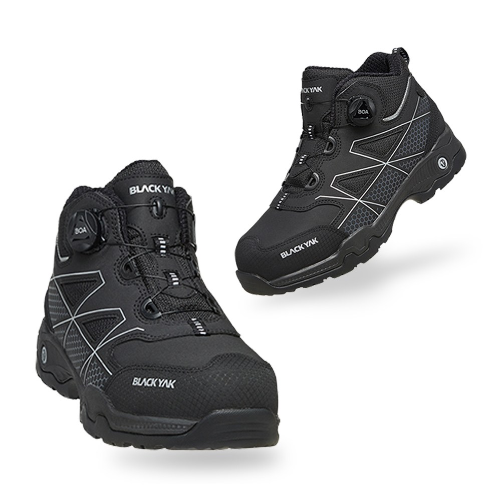 블랙야크 YAK-500D 경량 다이얼 안전화 보아 가벼운 볼넓은 + V존 양말 77,900원