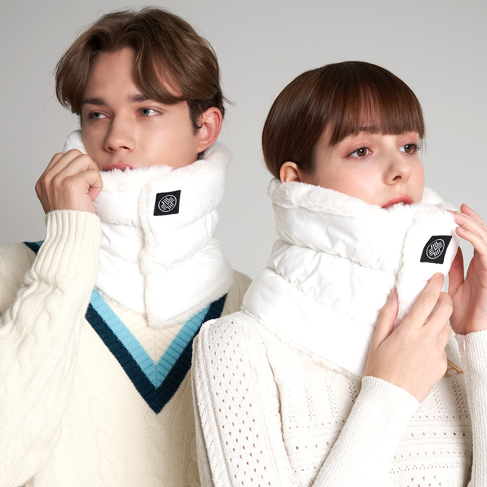 테크스킨 와펜로고 패딩 넥워머, 현재가 29,000원