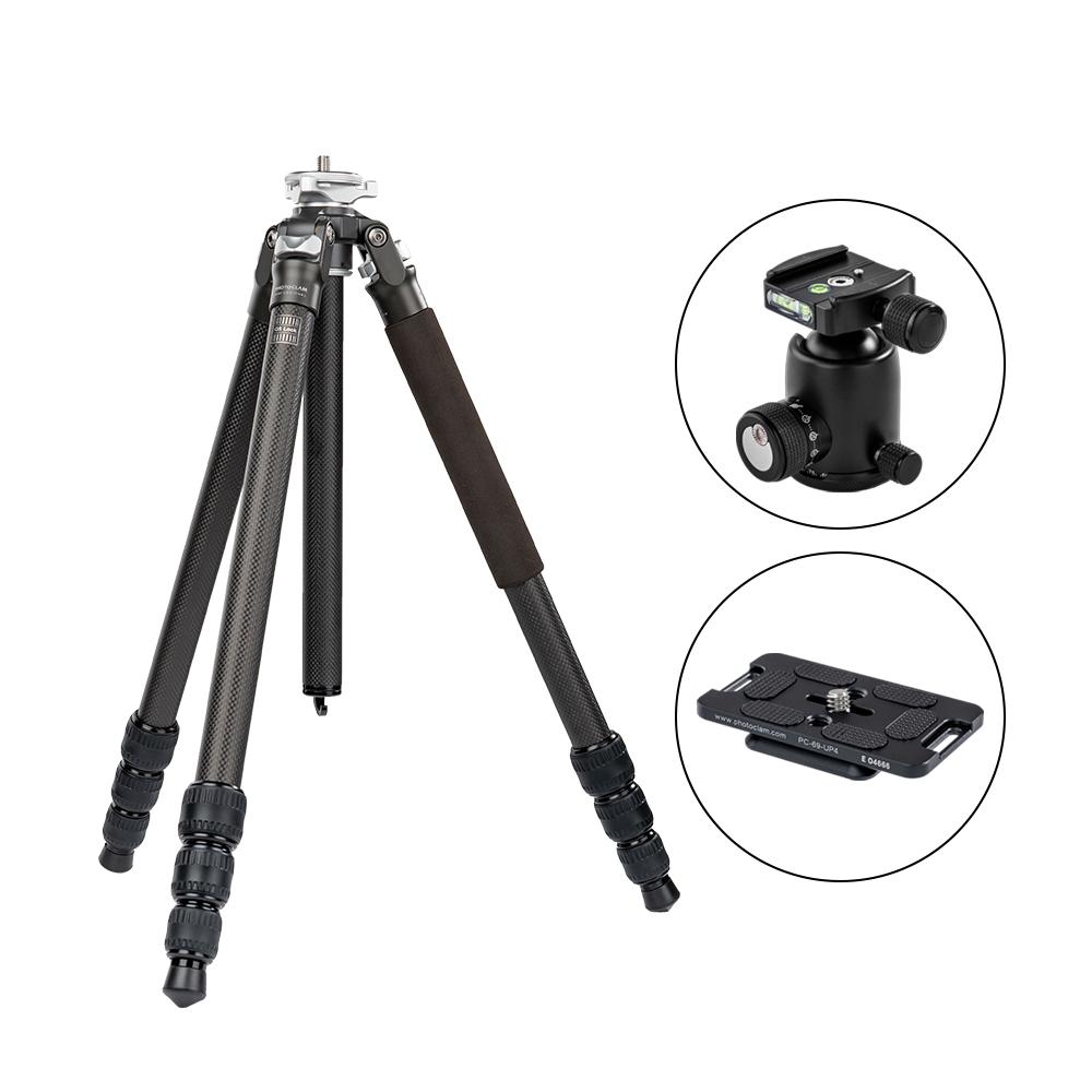 포토클램 PTC-2442P ＋ PRO38NS 고탄성 카본삼각대 볼헤드 키트 (플레이트 포함), 1개 837,000원