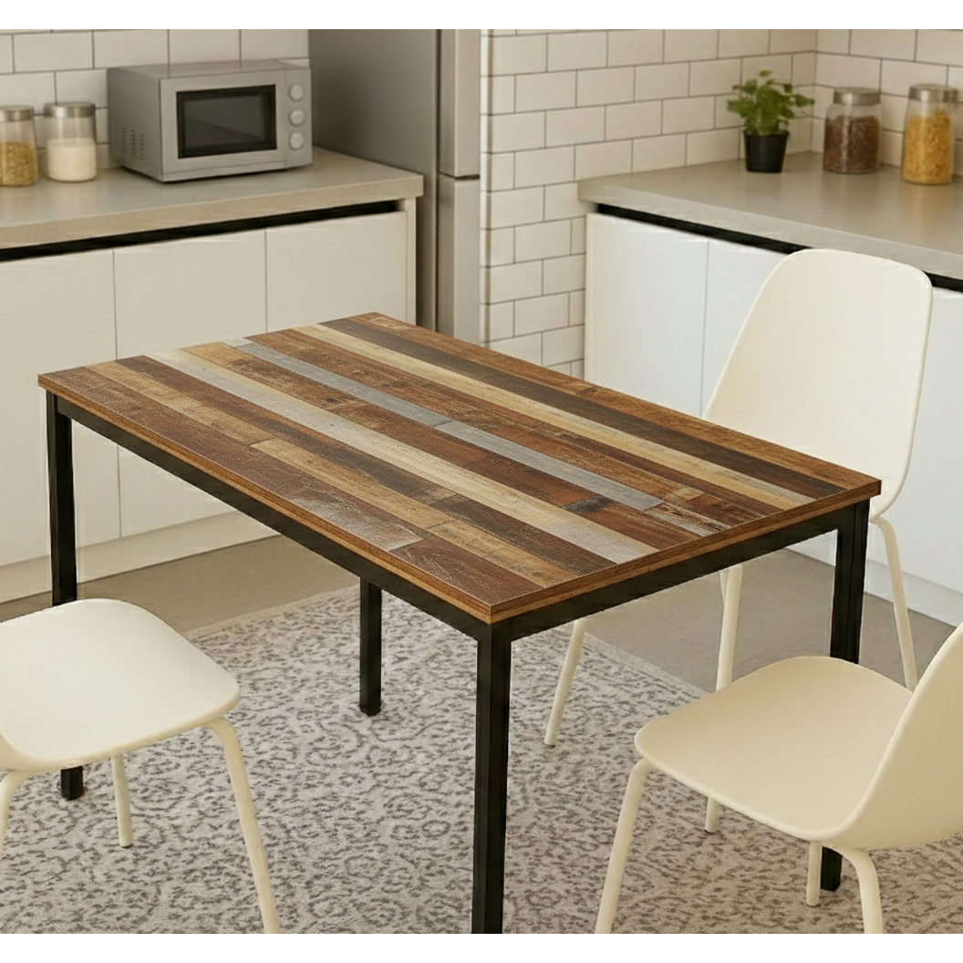 비셀리움 모던테이블 사각 식탁테이블 2인 다이닝 테이블 1인용 2인용 3인용 4인용 6인용 블랙프레임 식탁 600 800 1000 1200 1400 49,900원