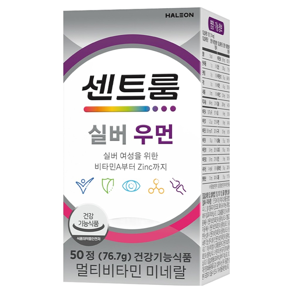 센트룸 실버 우먼 멀티비타민 76.7g, 50정, 1개 22,950원