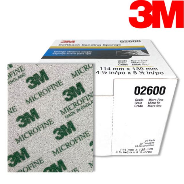 3M 02600 쓰리엠 소프트백 샌딩스펀지 마이크로파인 jus+103EN 2,160원