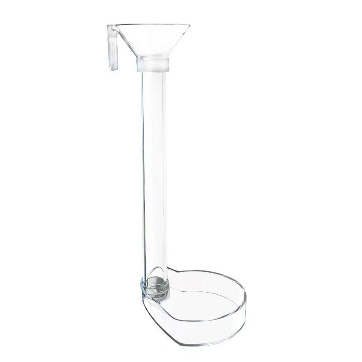 대/소/대+소 구성 수족관 아크릴 먹이 튜브 어항 사료 피더 급여기 피딩 트레이 표류 방지, 1개 7,900원