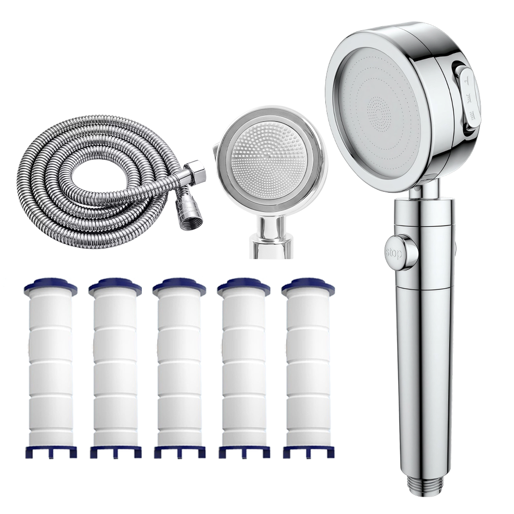 Ataasha 필터 샤워기 고압 3단조절 마사지샤워기 여행용 샤워기헤드 8,590원