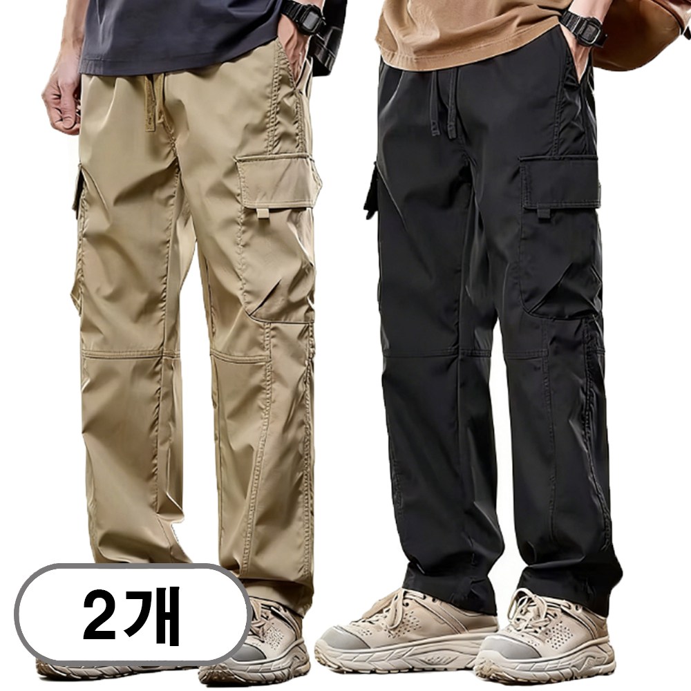 차쿠 1+1 남성 캐주얼 바지 카고팬츠 방수 방풍 멀티포켓 4계절 여름 겨울 기모 카고바지 등산 아웃도어 바지 작업복바지 37,800원