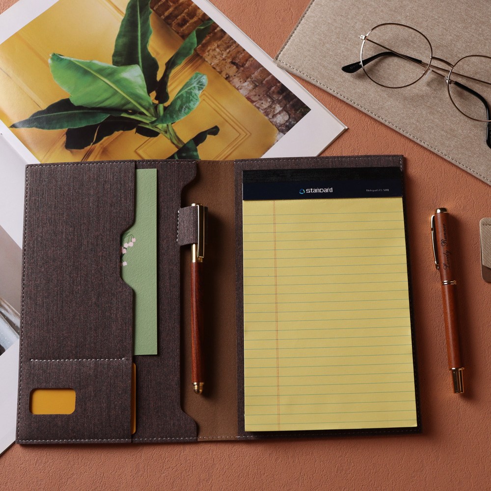 [각인가능]오브리즈 아테네가죽 메모패드+속지SET 리갈패드 커버, 1개, 피칸 브라운 18,800원