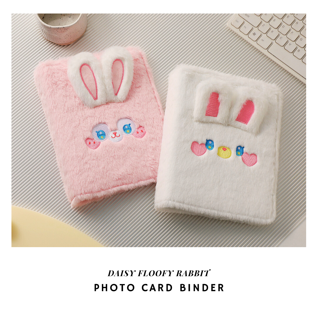 심플라이프 데이지 보들보들 토끼 포카바인더  A5 6공 4칸 지퍼 양면내지 30매 12,500원