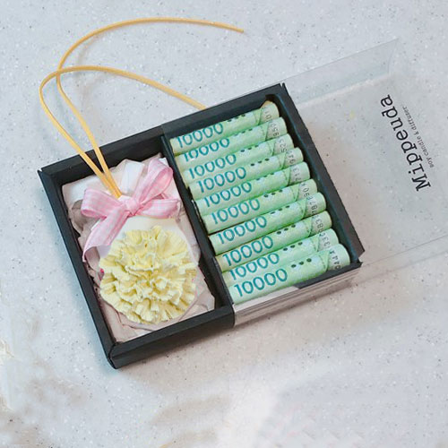 미쁘다 석고방향제 카네이션 용돈박스 육각 스윗피 5,100원