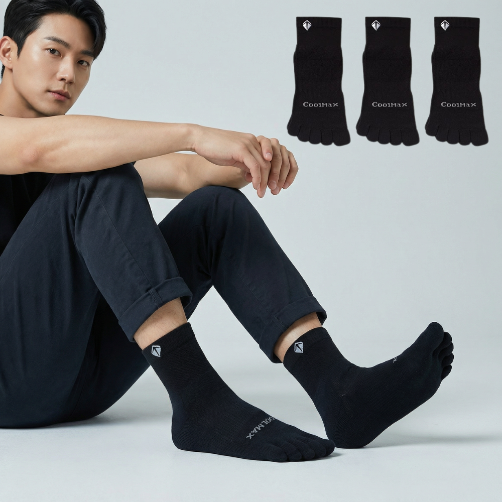 노리밋 남성 프리미엄 기능성 발가락양말 데일리 스포츠 베이직 삭스 통품 땀흡수 냄새방지 3켤레 세트 28,890원