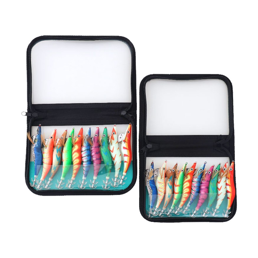 레저킹 무늬오징어 에기 10종세트 보관파우치 포함 UV야광 19,200원