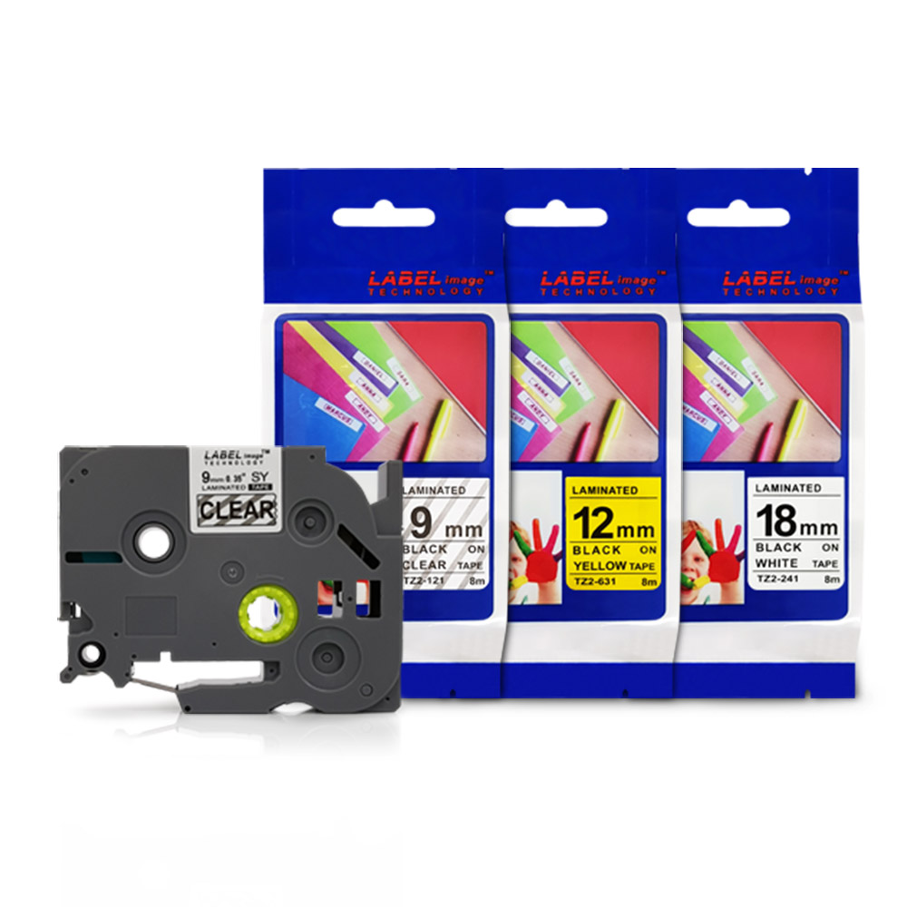 [잉크다파라] 브라더 호환 라벨테이프 6 9 12 18 24 36mm, TZ-261 (흰색바탕/검정글씨) 36mm, 36mm 6,500원