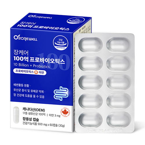 로니웰 장케어 100억 프로바이오틱스 30g, 60정, 1개 19,800원