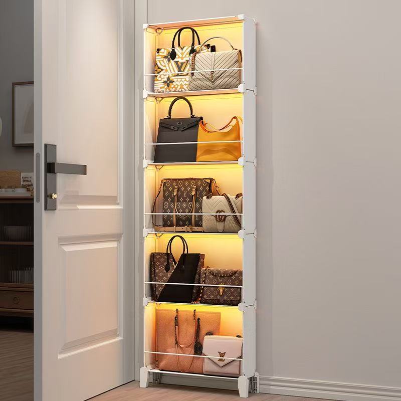 문뒤 공간 활용 수납장 침실 가방 보관함 틈새 인테리어 선반, WHITE 34,900원