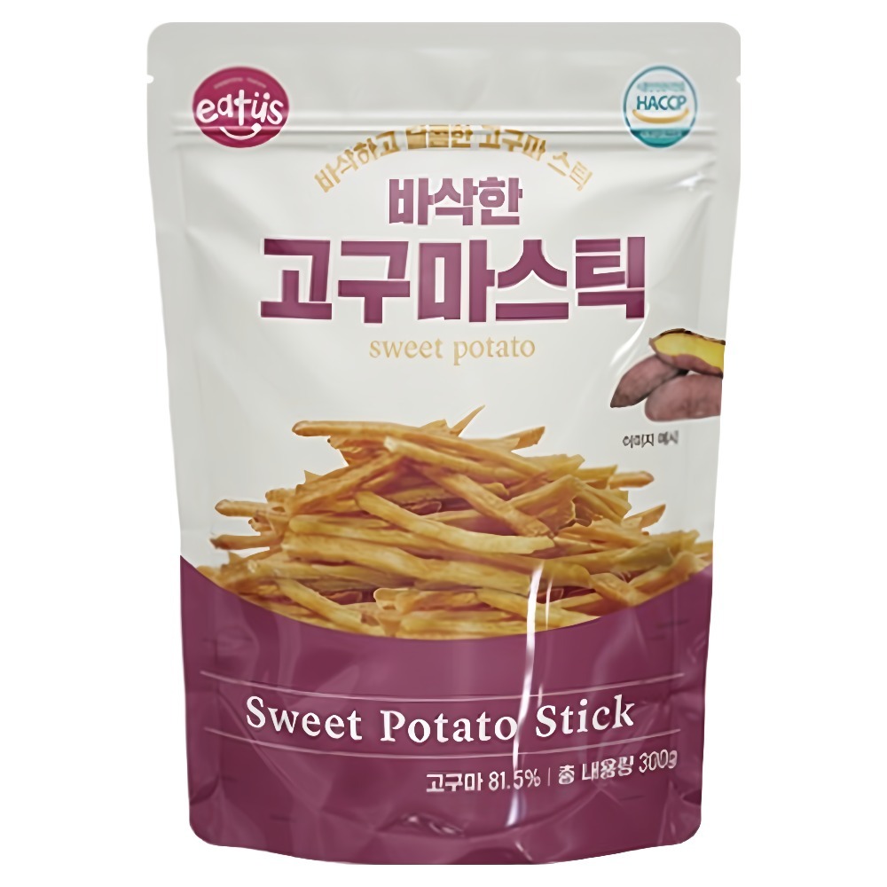 이더스 바삭한 고구마스틱, 1개, 300g, 현재가 5,900원