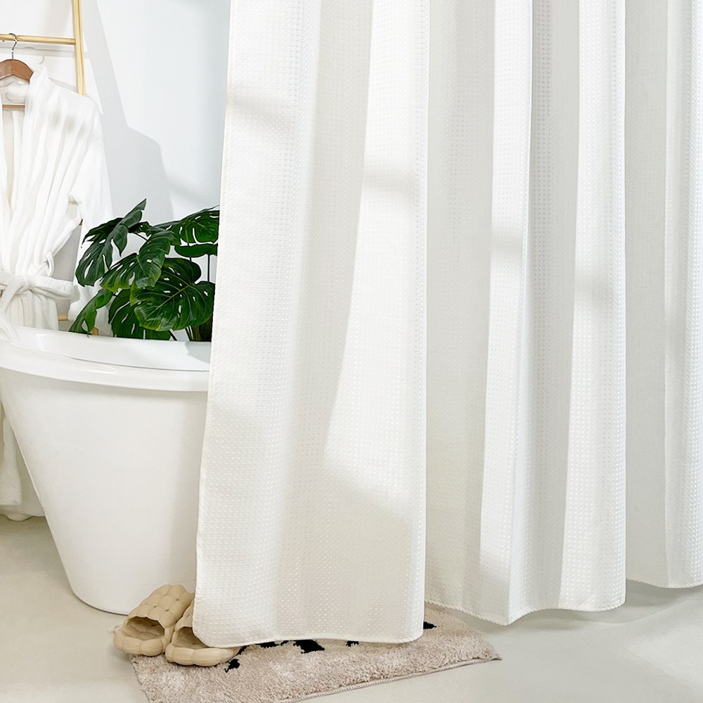 패블린 방수 발수처리 패브릭 고급 샤워커튼 커튼봉 호텔식 30,900원