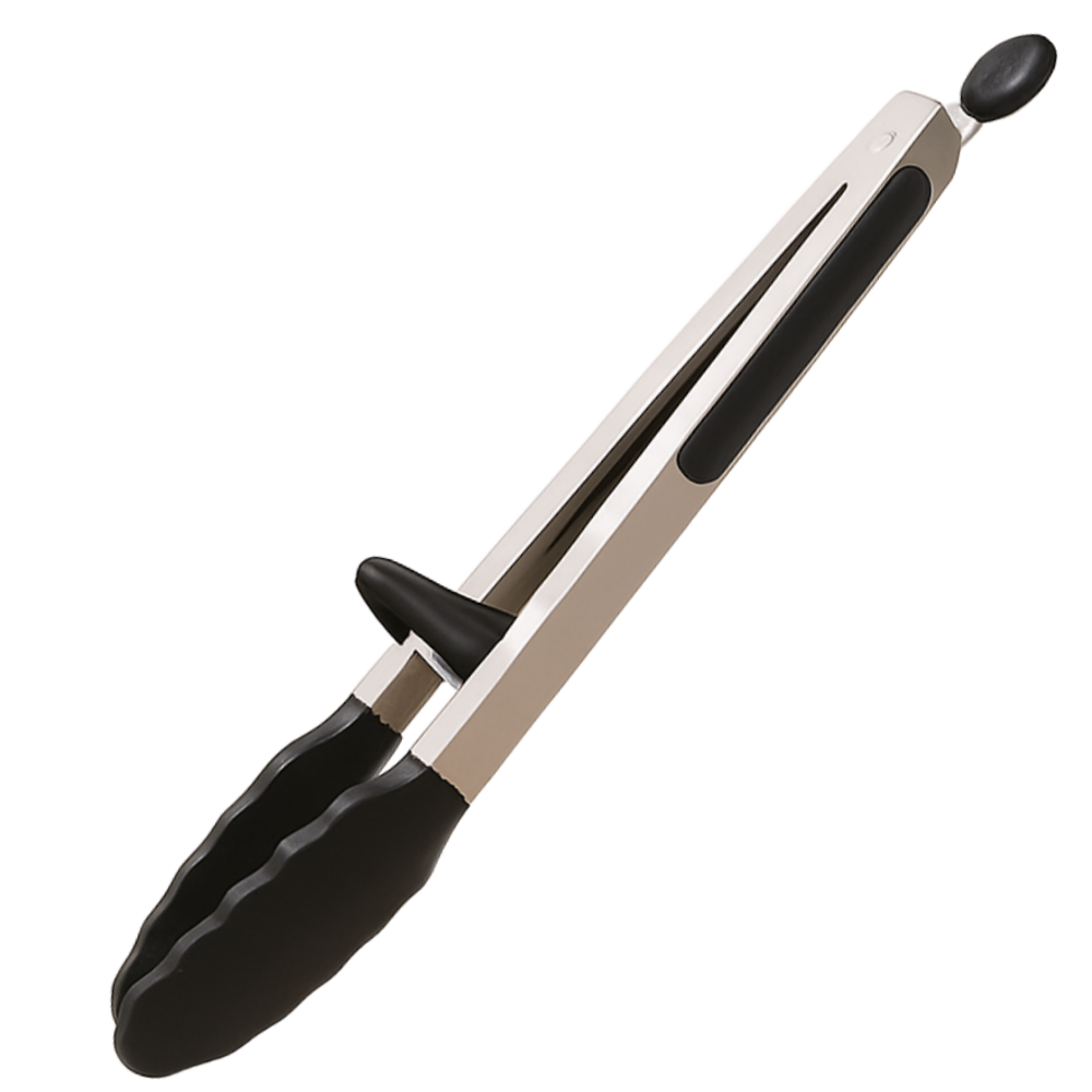 모아플랫 주방 실리콘 헤드 요리 고기 집게 35cm, 1개, 블랙 12,830원