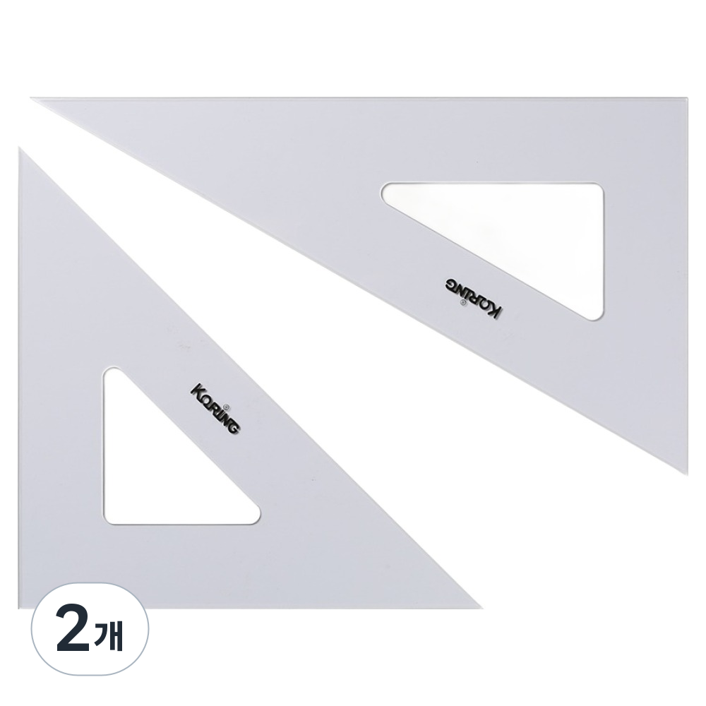 코링 템플레이트 제도용 삼각자 2종 세트 36cm KS-1-36 17,340원