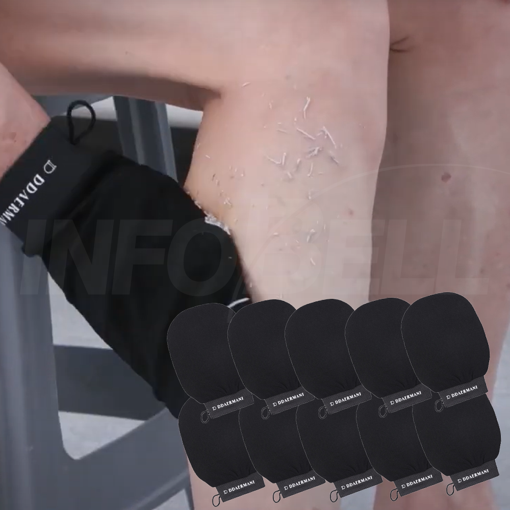 [인포벨 홈쇼핑]저자극 명품 때밀이 때르마니 때장갑 부모님 어르신 목욕 각질 등 전신 샤워 때타올 49,800원