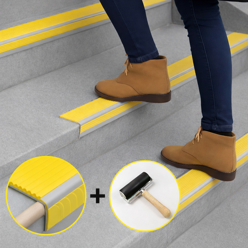 네오mro 계단 몰딩 미끄럼방지 고무 5개,롤러1개 1세트, 1개 29,100원