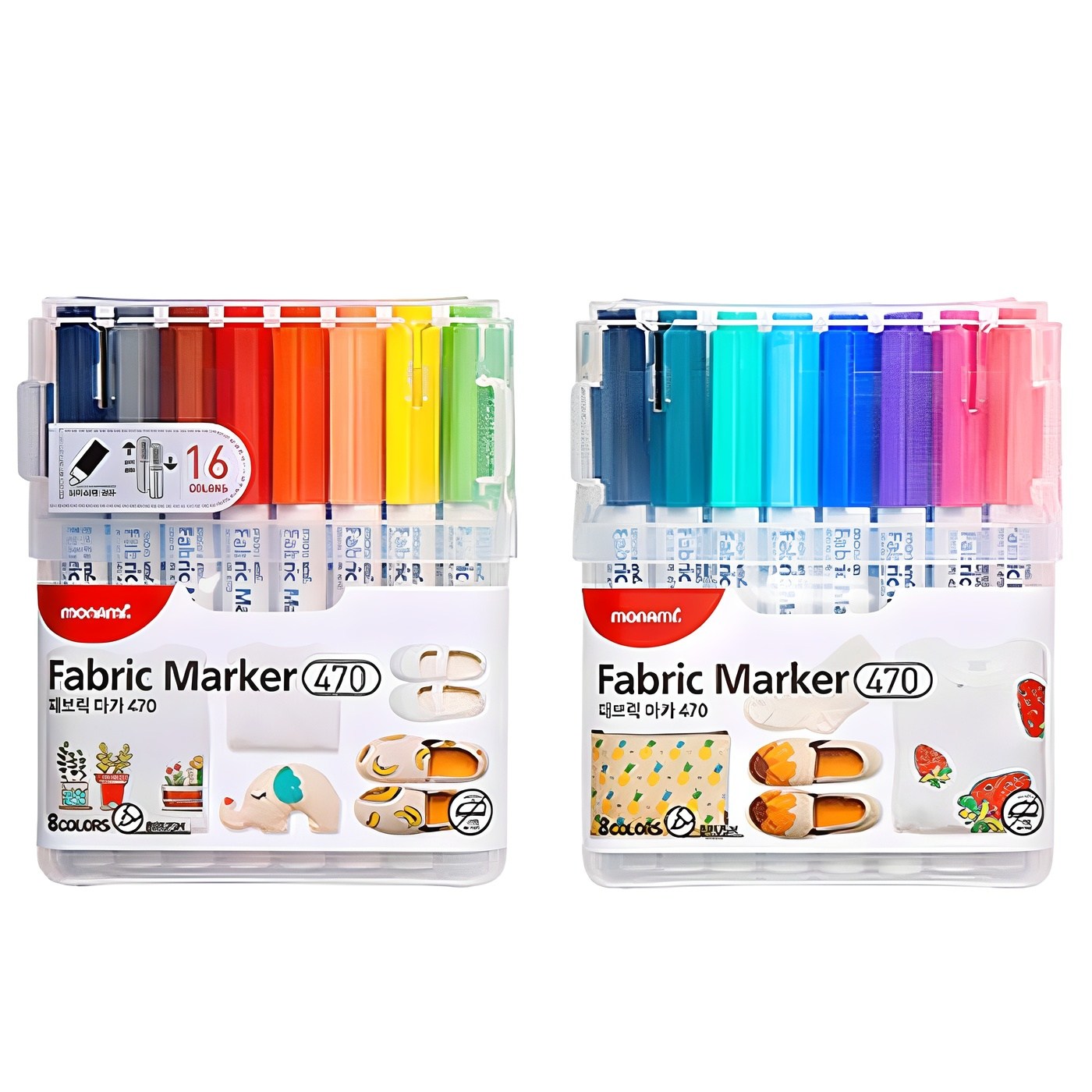 모나미 패브릭마카 470 A 세트, 16색, 1세트 16,000원