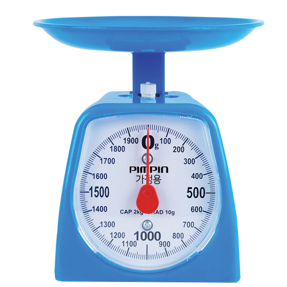 핌핀 가정용 주방저울, 2kg, 블루, PKS-2000 7,400원