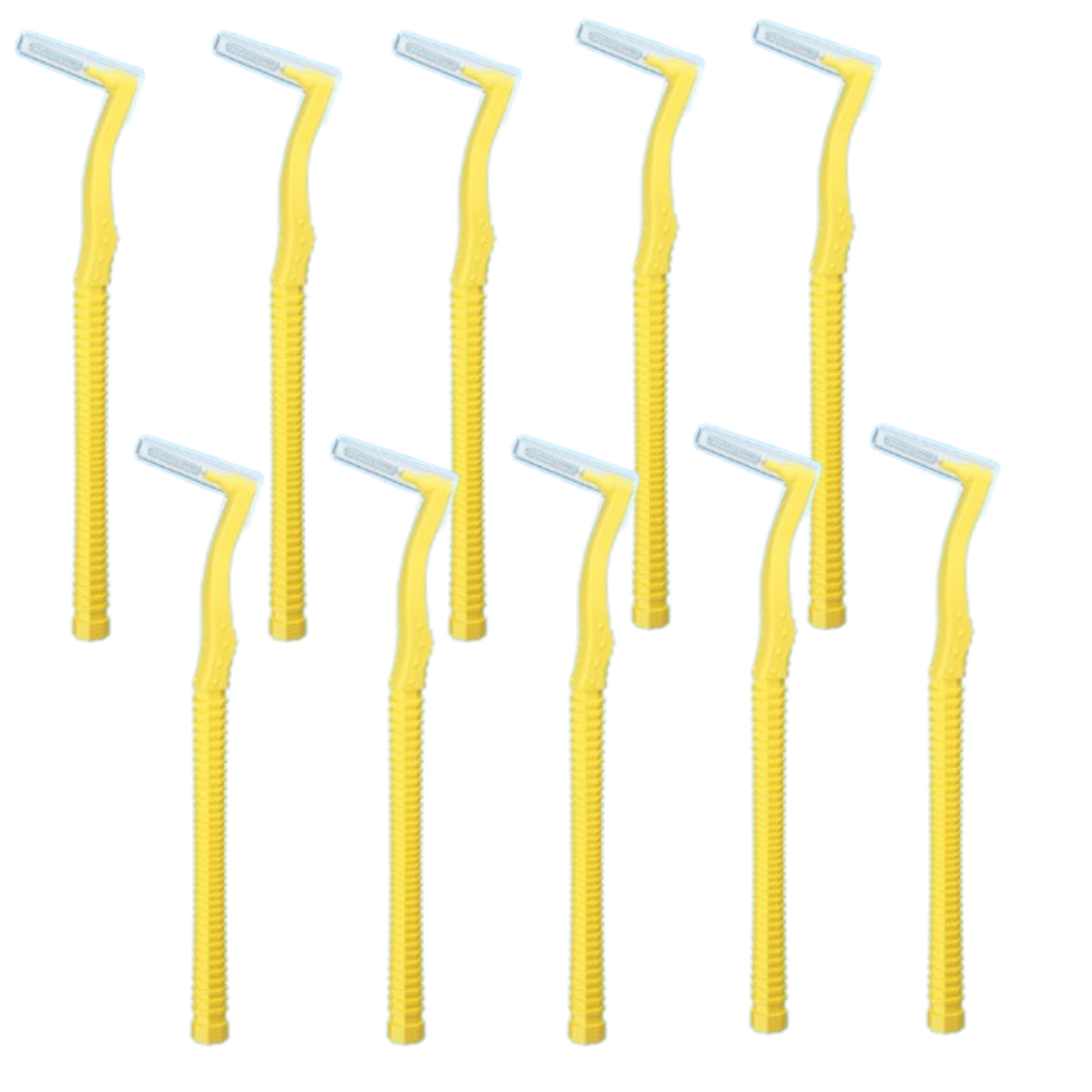 르메이스 L형 치아브러쉬 치간칫솔 옐로우 5,000원