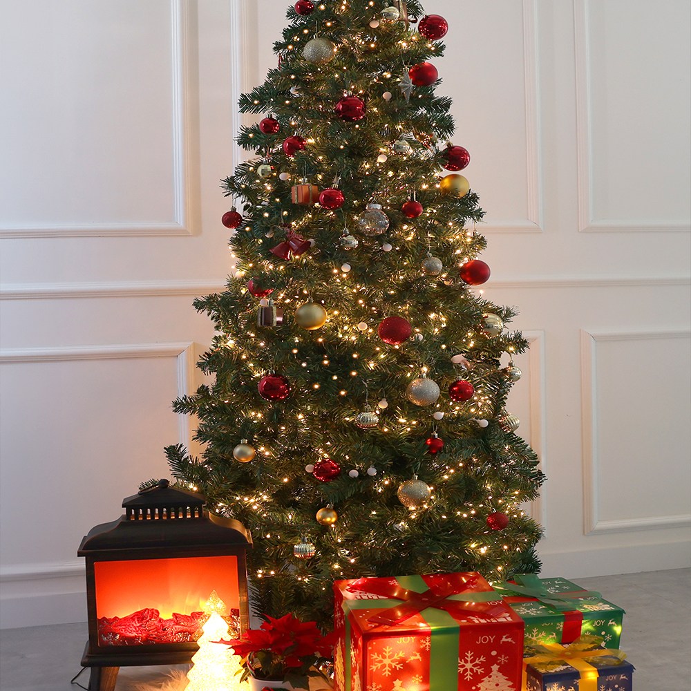 HK sell 세라핀 와이어 폭죽등 8모드 어댑터 리모컨 크리스마스 트리 전구 LED 지네 전구, 1개, 60m 2000구. 블랙와이어 옐로우 81,000원