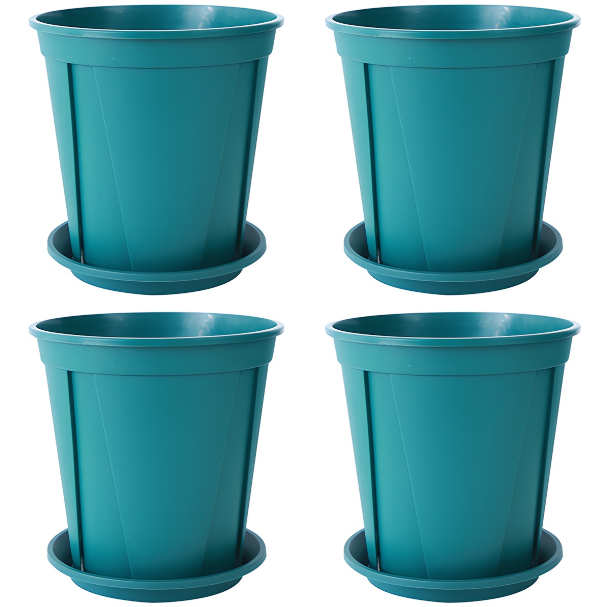 해피앤몰 숨쉬는 슬릿 화분+받침 4개세트 4,980원