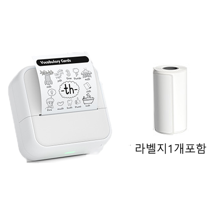 PYHO S1휴대용 무선 라벨프린터+라벨지1개 간편한 블루투스 포토 프린터 34,900원