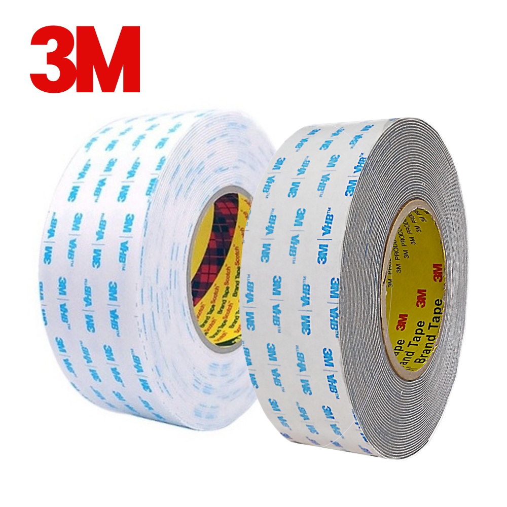 3M VHB 5611 아크릴 폼양면테이프 8mm 10mm 12mm 15mm 20mm 25mm 30mm 35mm x11M 화이트, 그레이 고온 내열 강력 4,800원