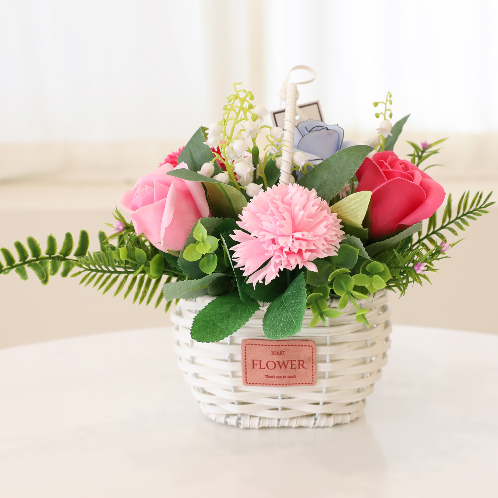 어버이날 카네이션 비누꽃 바구니, 벨라바구니_핑크, 1개 14,790원