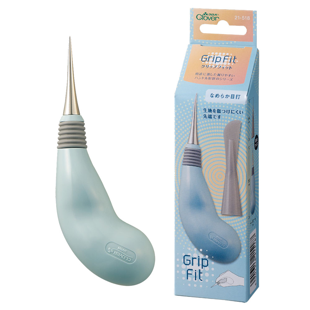 크로바 그립핏 송곳 (21-518) clover 소잉용품 부자재 부라더미싱 미싱몰, 1개, 단일색상 15,900원