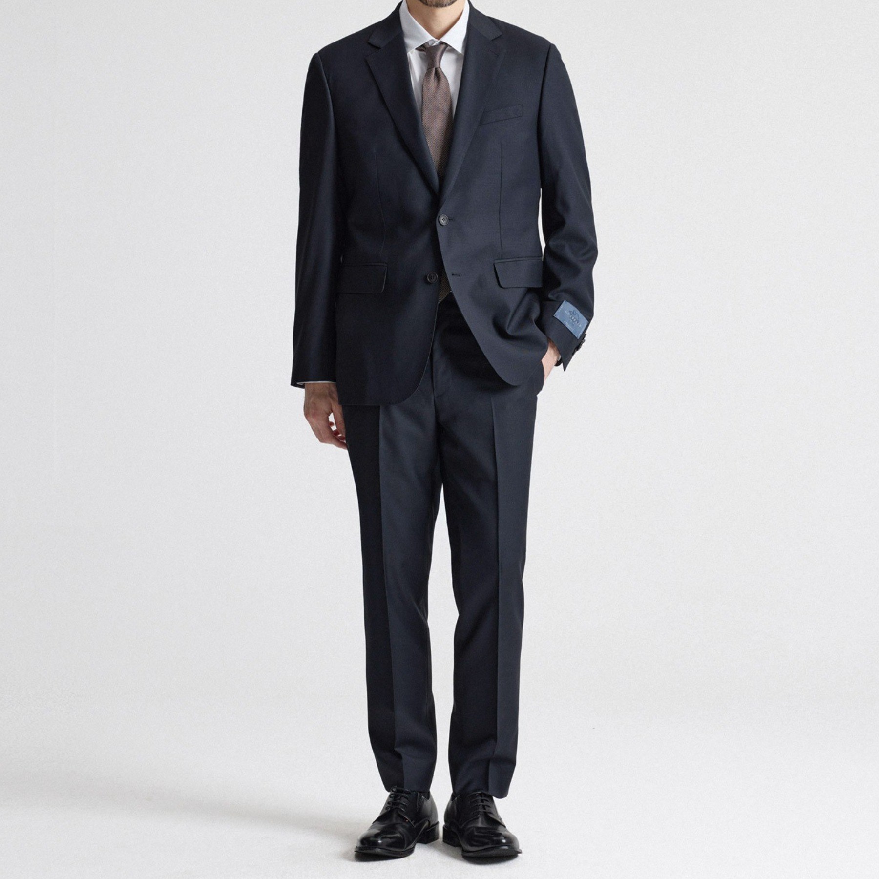 ITALY GUABELLO 130수 WOOL 100% 수트_네이비 (클래식핏)_SSJVZ92SET 251,800원