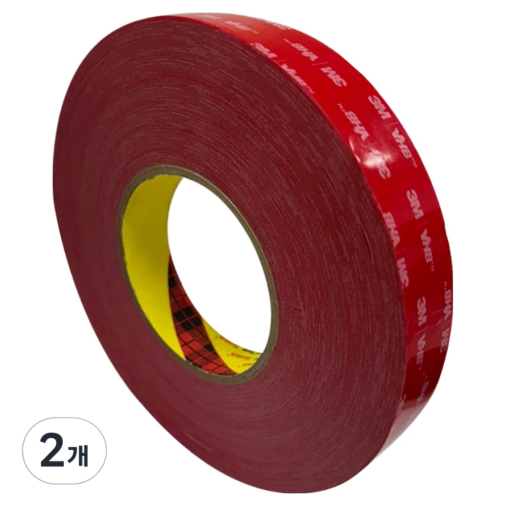 브이에이치비 쓰리엠 아크릴 폼 양면 테이프 흰색 0.4T 25mm x 33m, 2개 39,000원