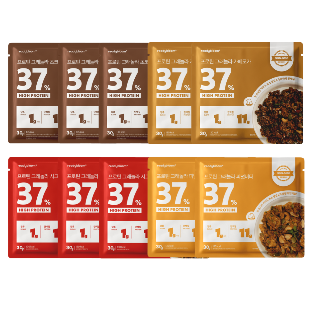 레디블룸 프로틴 그래놀라 골고루 핸디팩 세트 39,000원