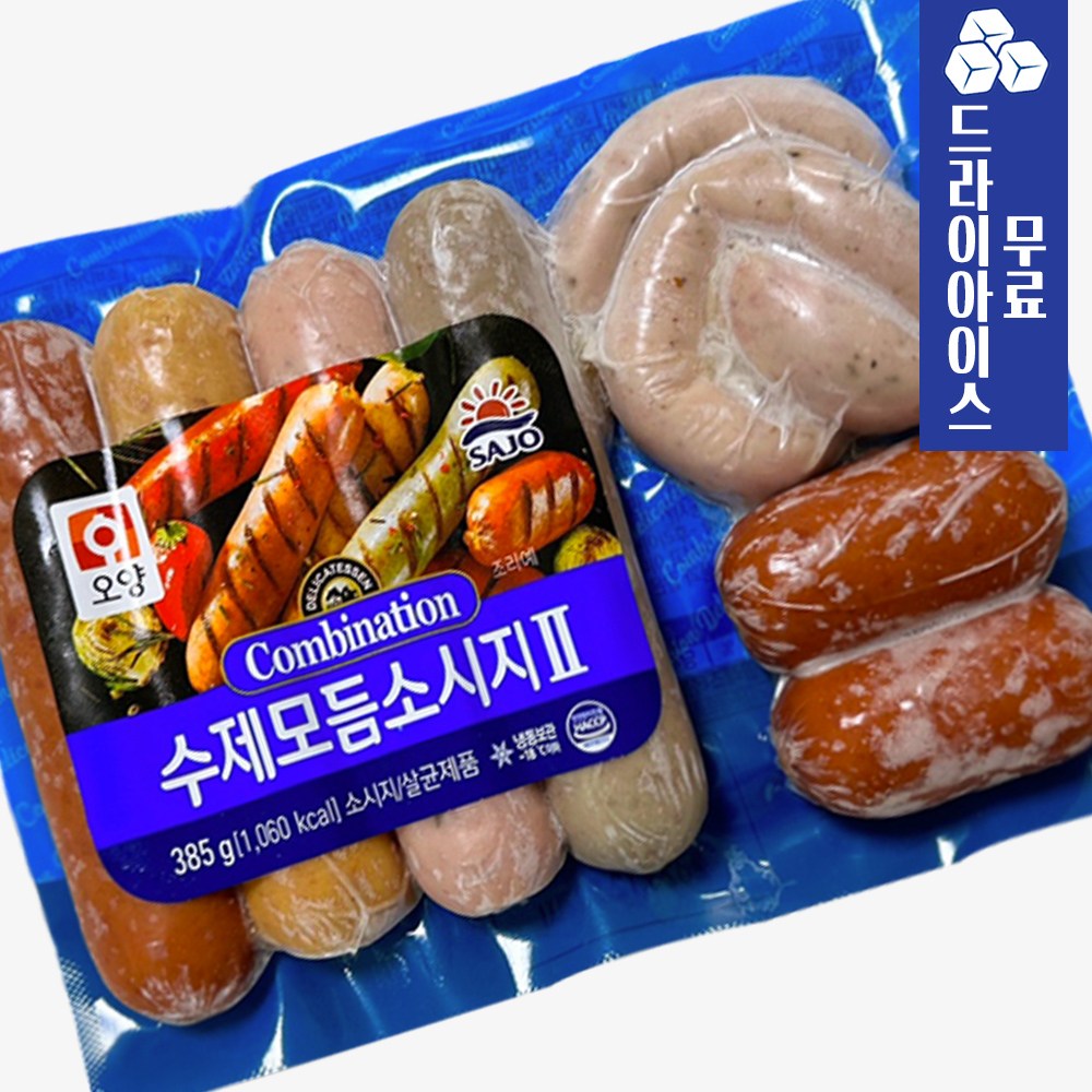 달디단마켓 사조 오양 수제모듬소시지ll 385g 캠핑 소세지 구이 바베큐 안주용 4,900원