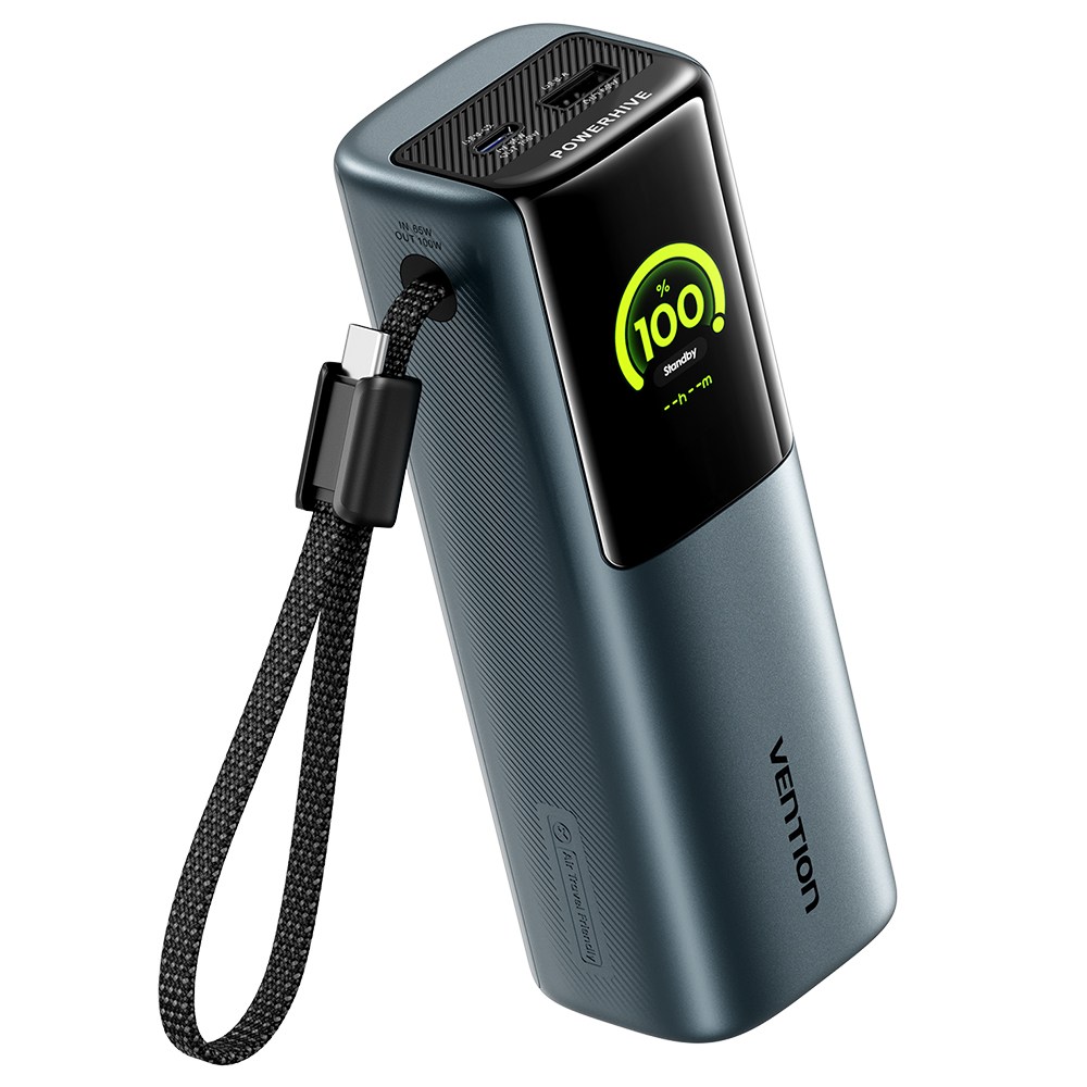벤션 POWERHIVE PD PPS 노트북 고속충전 대용량 보조배터리 200W 27000mAh PD3.1 140W 지원, 그레이, FKGH0 109,000원