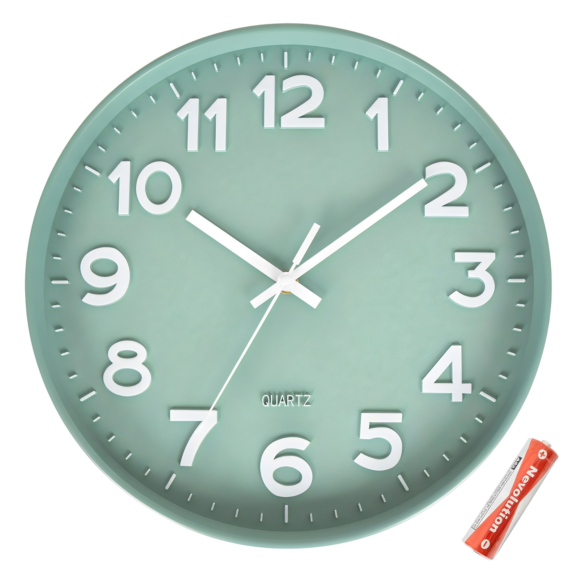 지오샵 아날로그 인테리어 벽걸이 무소음 벽시계 GW012-MT (+AA건전지), 민트 9,350원