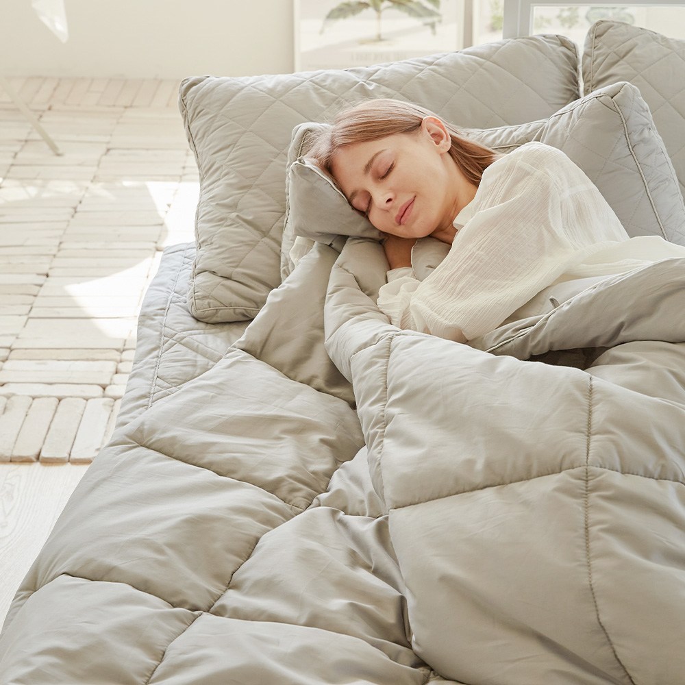 [싱글2장] 라뽐므 호주산 면60수 양모이불SS (세탁망 증정) 169,900원