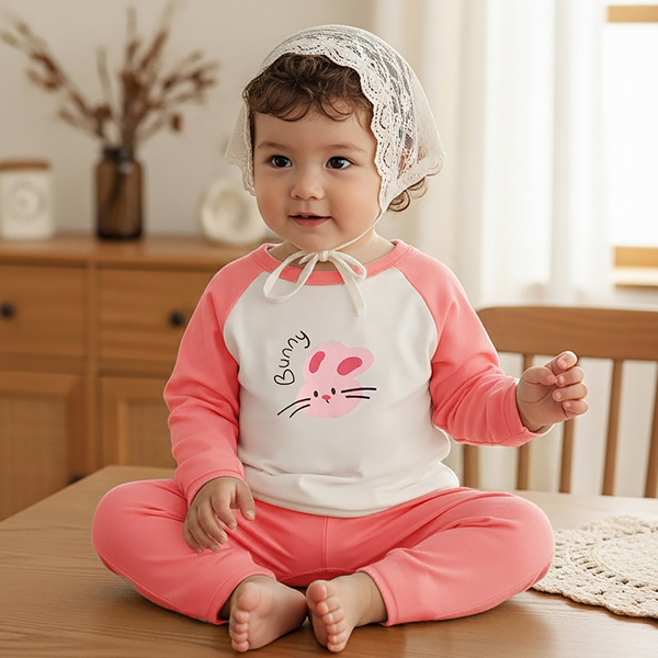 몽실이 포근 기모 실내복 아동 유아 가을 겨울 긴팔 홈웨어 상하세트 12,900원