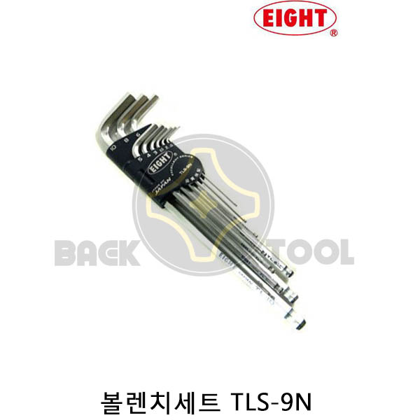 에이트 2110198 엑스트라 롱육각렌치세트 TLS-9N 1.5-10mm 9pcs (1EA) 볼렌치 육각렌치 렌치 작업공구 L렌치 렌치 스패너 수공구 6각렌치 육각렌치 36,890원